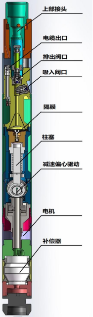 潜油隔膜泵结构示意图