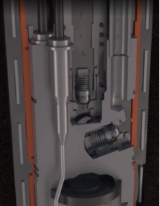 潜油隔膜泵工作原理示意图